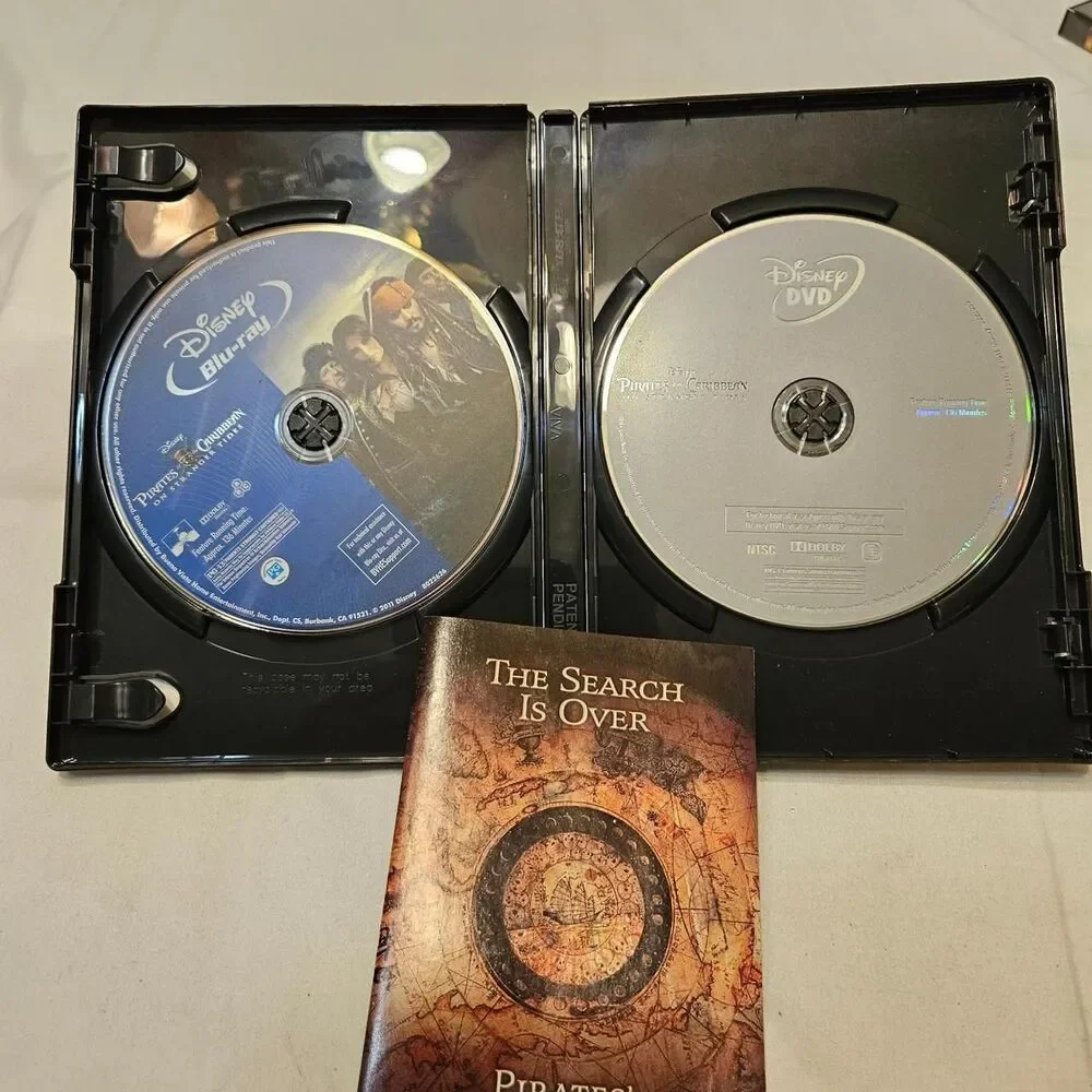 2 Discs Pirates of the Caribbean: On Stranger Tides DVD &  Blu-ray